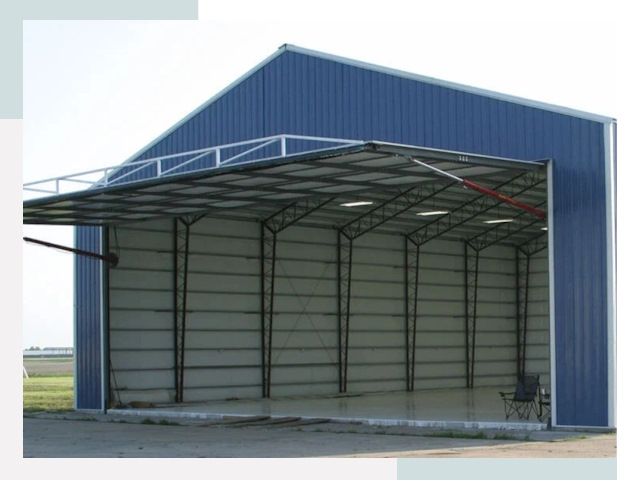 Прямо стенные ангары в Куйбышеве