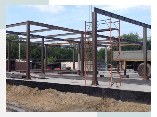 Фундамент для ангаров в Куйбышеве