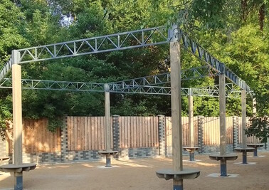 Терраса из металлоконструкций под ключ, проектирование, изготовление и монтаж от СтальСтрой-Кбш